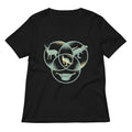 Kangaroo Venn Diagram Women S V Neck Tee V Neck T Shirt US Trend