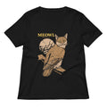 Meowl Women S V Neck Tee V Neck T Shirt Minimal Style