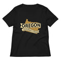 Oregon California S Canada Women V Neck Tee V Neck T Shirt US Trend