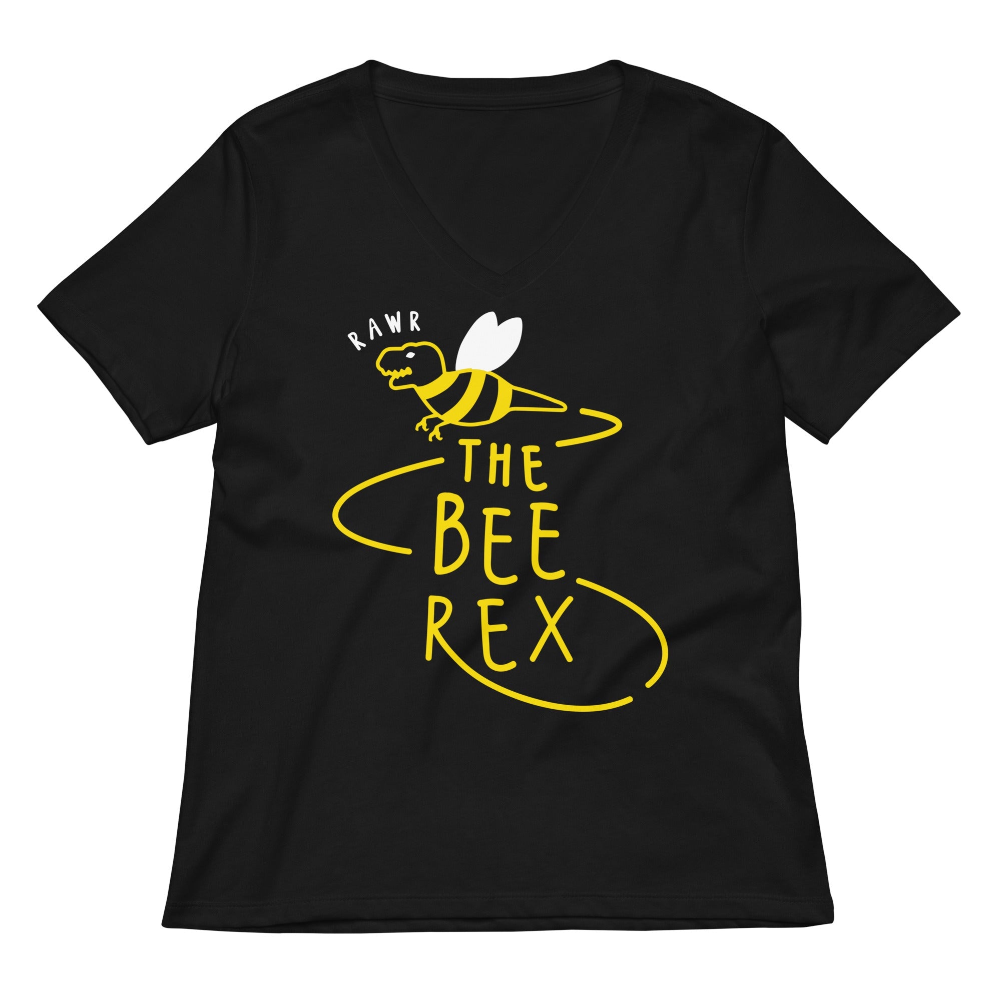 The Bee Rex Women S V Neck Tee V Neck T Shirt Gift Ready