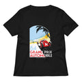 Grand Prix Women S V Neck Tee V Neck T Shirt US Trend