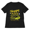 Happy Place Driving Range Women S V Neck Tee V Neck T Shirt US Trend