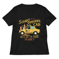 Schrodinger S Cab Women V Neck Tee V Neck T Shirt Premium Print