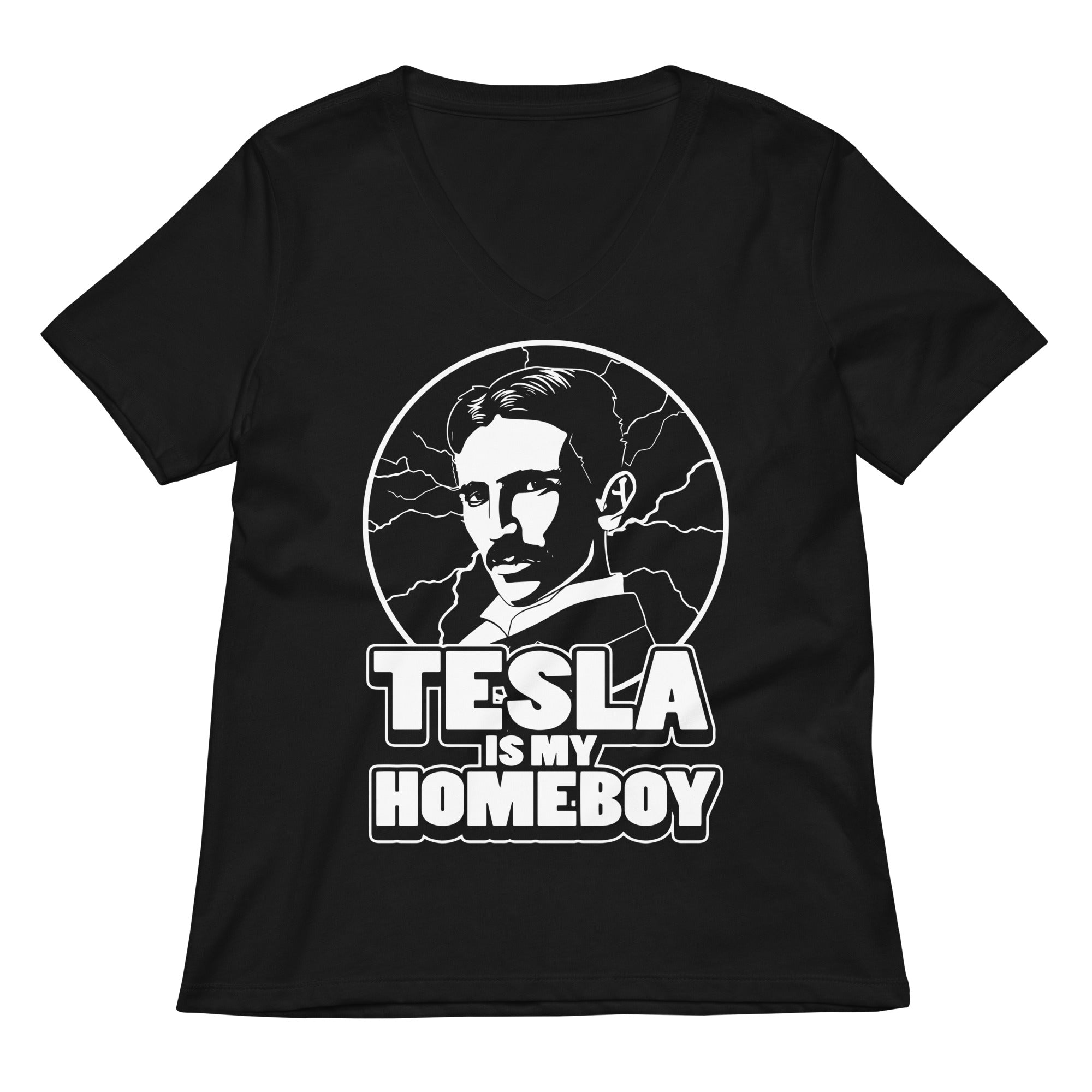 Is My Homeboy Women S V Neck Tee V Neck T Shirt Premium Print
