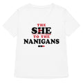 The She To Nanigans Women S V Neck Tee V Neck T Shirt Everyday Wear