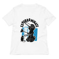 Expurrrminate Women S V Neck Tee V Neck T Shirt US Trend